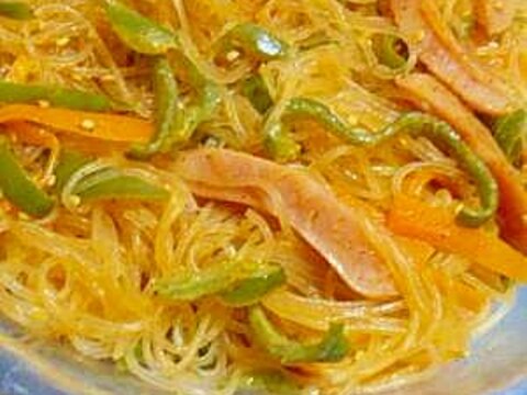 レンチンで楽チン！はるさめのウインナー野菜炒め